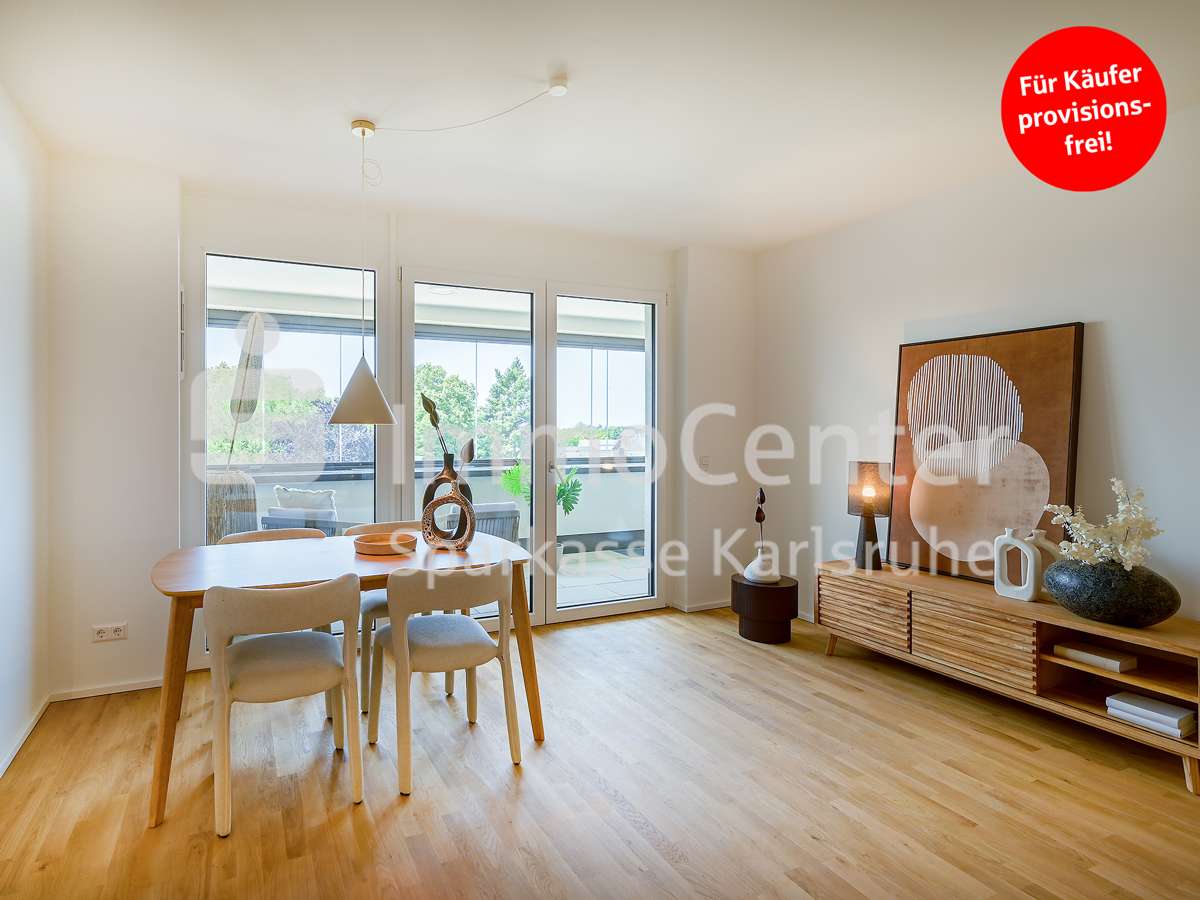 Muster Essbereich Muster Essbereich - Etagenwohnung in 76287 Rheinstetten / Mörsch mit 62m² kaufen