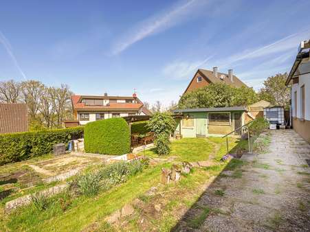 Garten - Zweifamilienhaus in 76316 Malsch / Waldprechtsweier mit 133m² kaufen