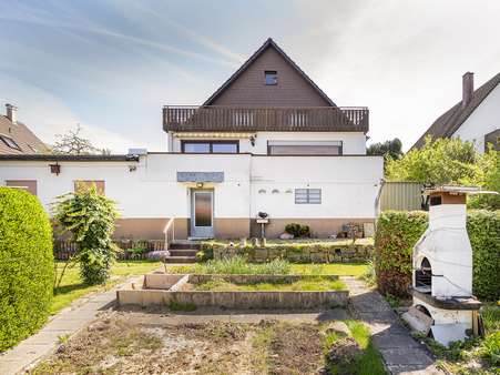 Rückansicht - Zweifamilienhaus in 76316 Malsch / Waldprechtsweier mit 133m² kaufen