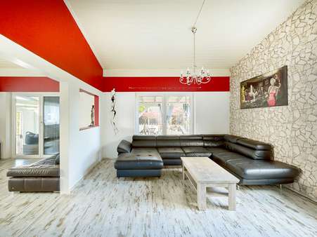 Wohnzimmer  - Einfamilienhaus in 76297 Stutensee / Spöck mit 158m² kaufen