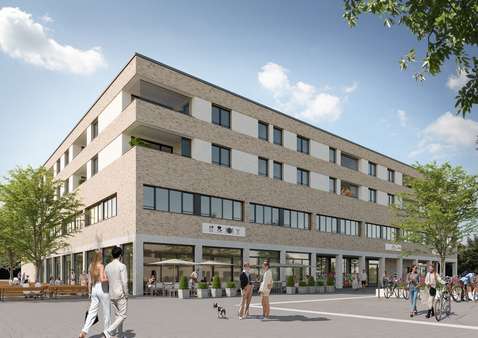 Active Plaza Visualisierung - Etagenwohnung in 76287 Rheinstetten mit 73m² kaufen