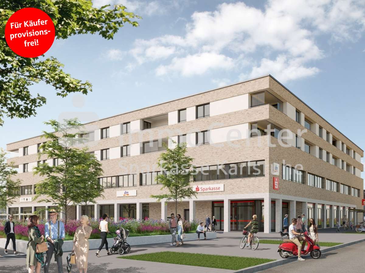 Active Plaza Visualisierung - Etagenwohnung in 76287 Rheinstetten mit 73m² kaufen