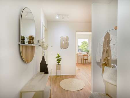 Muster Diele - Etagenwohnung in 76287 Rheinstetten / Mörsch mit 110m² kaufen