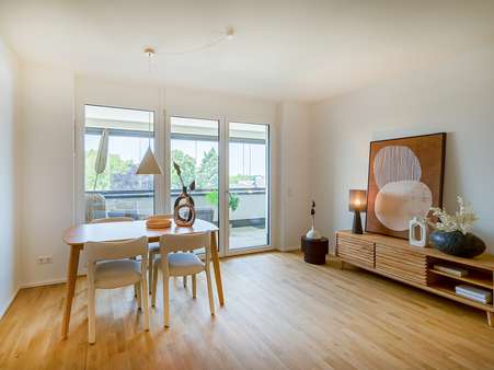 Muster Essbereich - Etagenwohnung in 76287 Rheinstetten / Mörsch mit 110m² kaufen