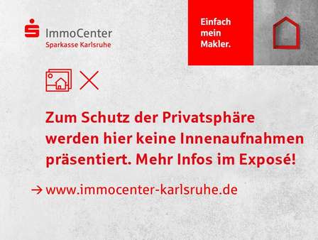 keine Innenbilder - mehr im Exposé keine Innenbilder - mehr im Exposé - Erdgeschosswohnung in 76227 Karlsruhe / Durlach mit 72m² kaufen