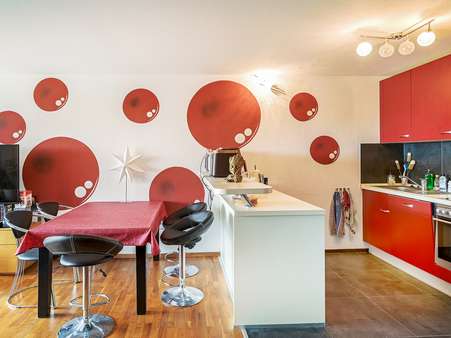 Koch- und Essbereich - Maisonette-Wohnung in 76199 Karlsruhe / Rüppurr mit 106m² kaufen