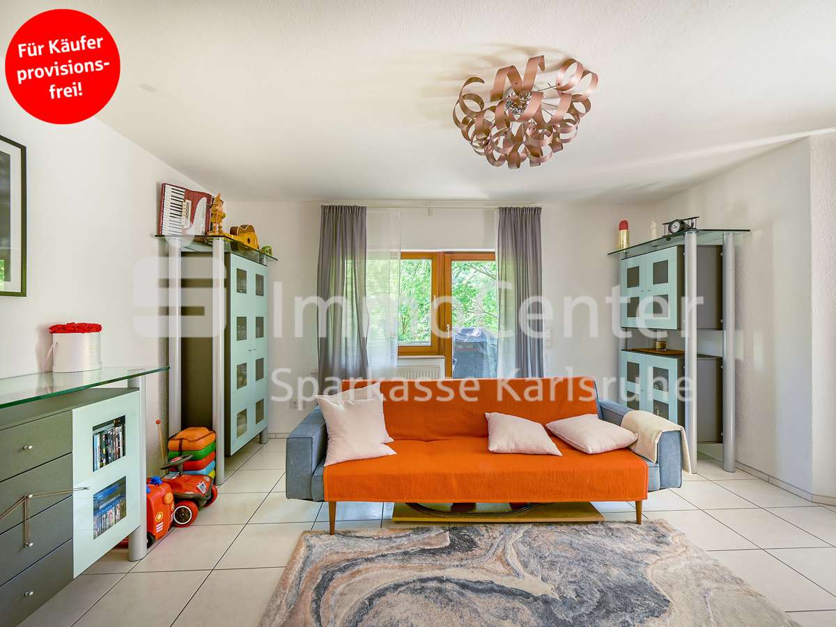 Wohnbereich Ansicht 1 - Etagenwohnung in 76359 Marxzell mit 83m² kaufen