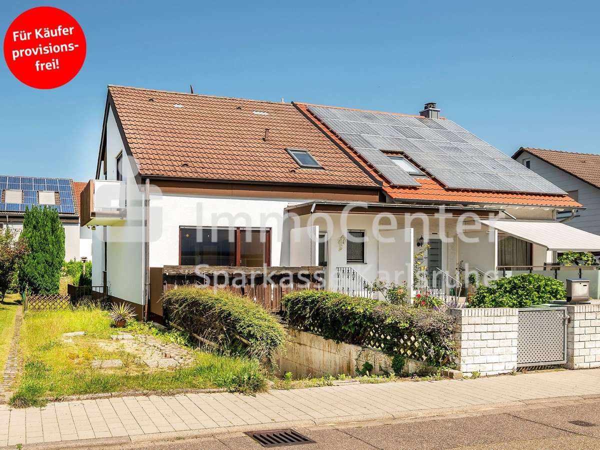 Ansicht Ansicht - Doppelhaushälfte in 76275 Ettlingen / Spessart mit 112m² kaufen