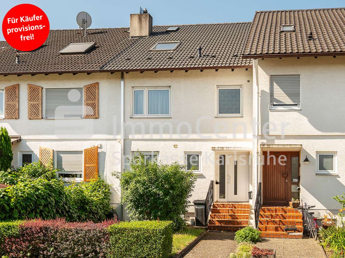 Außenansicht Außenansicht - Reihenmittelhaus in 76297 Stutensee-Spöck mit 138m² kaufen