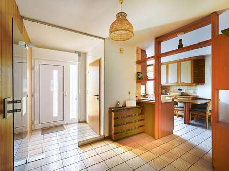 Eingangsbereich Eingangsbereich - Reihenmittelhaus in 76297 Stutensee-Spöck mit 138m² kaufen