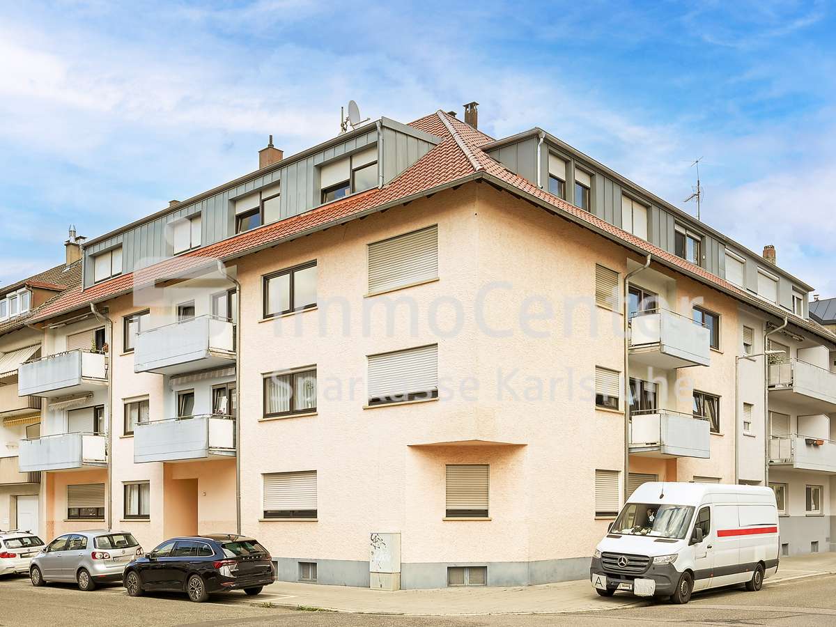 Außenansicht - Etagenwohnung in 76227 Karlsruhe / Durlach-Aue mit 51m² kaufen