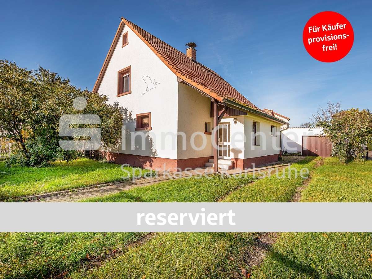 PORTALE 43 I Käuferprovisionsfrei Button + reserviert - Grundstück in 76344 Eggenstein-Leopoldshafen mit 583m² kaufen