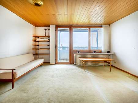 Wohnzimmer - Etagenwohnung in 76187 Karlsruhe mit 72m² kaufen