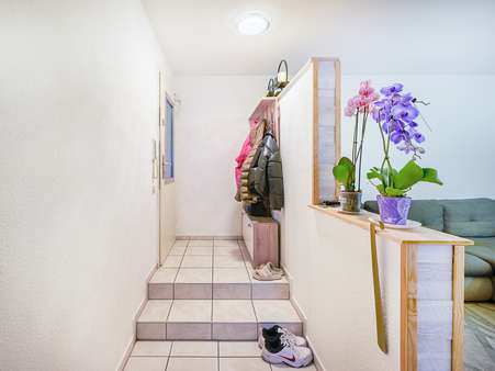 Eingangsbereich - Souterrain-Wohnung in 76689 Karlsdorf-Neuthard mit 57m² kaufen