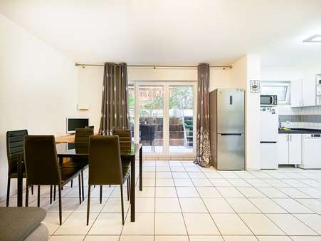 Ess- und Kochbereich - Souterrain-Wohnung in 76689 Karlsdorf-Neuthard mit 57m² kaufen