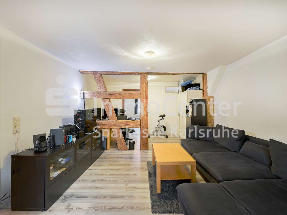 Wohnung 2 Wohnbereich Ansicht 2 - Etagenwohnung in 76227 Karlsruhe / Durlach mit 67m² kaufen