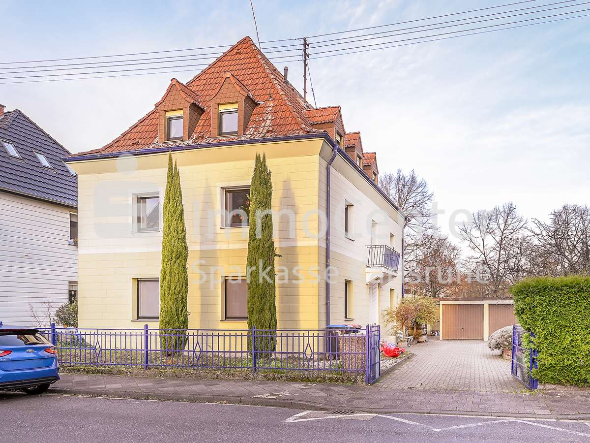 Außenansicht - Etagenwohnung in 76187 Karlsruhe / Knielingen mit 85m² kaufen
