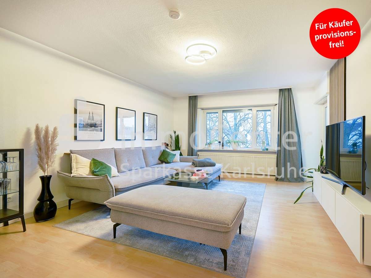 Herzlichen Willkommen - Etagenwohnung in 76199 Karlsruhe / Rüppurr mit 73m² kaufen