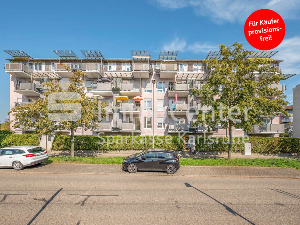 Außenansicht - Etagenwohnung in 76189 Karlsruhe / Oberreut mit 45m² kaufen