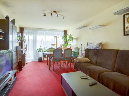 Wohnzimmer Ansicht 1 - Etagenwohnung in 76297 Stutensee / Büchig mit 97m² kaufen