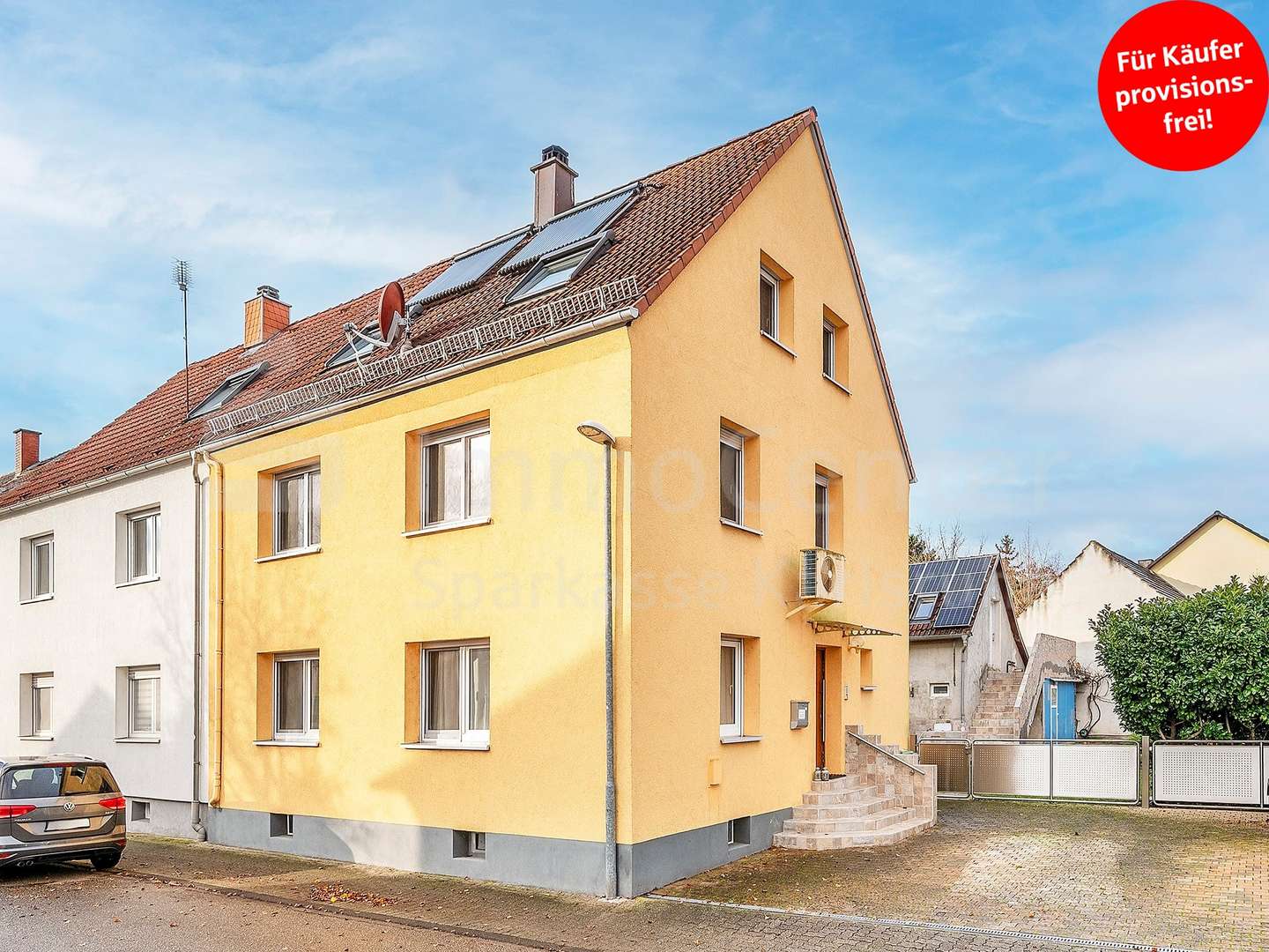 Außenansicht - Zweifamilienhaus in 76344 Eggenstein-Leopoldshafen mit 111m² kaufen