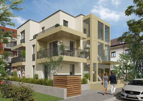 Bebauungsbeispiel Ansicht Süd - Grundstück in 76437 Rastatt mit 380m² kaufen