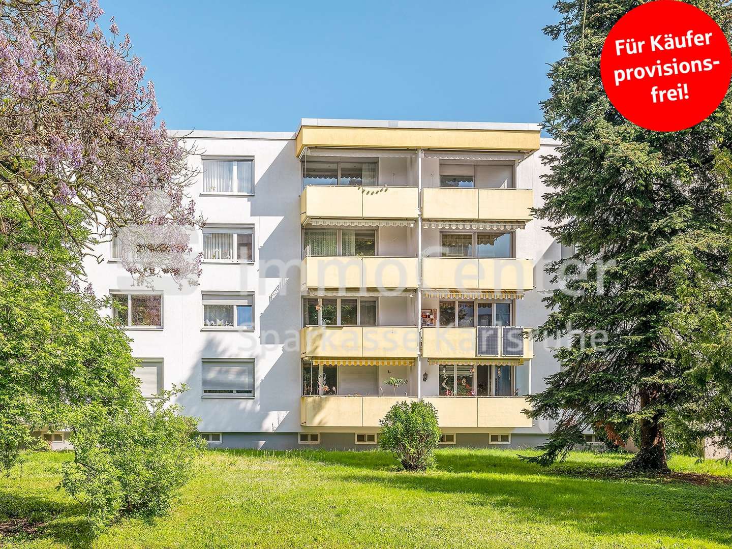 Straßenansicht - Etagenwohnung in 76227 Karlsruhe mit 98m² kaufen