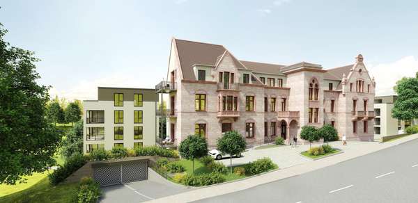 Ansicht Tiefgarageneinfahrt - Etagenwohnung in 76530 Baden-Baden mit 90m² kaufen