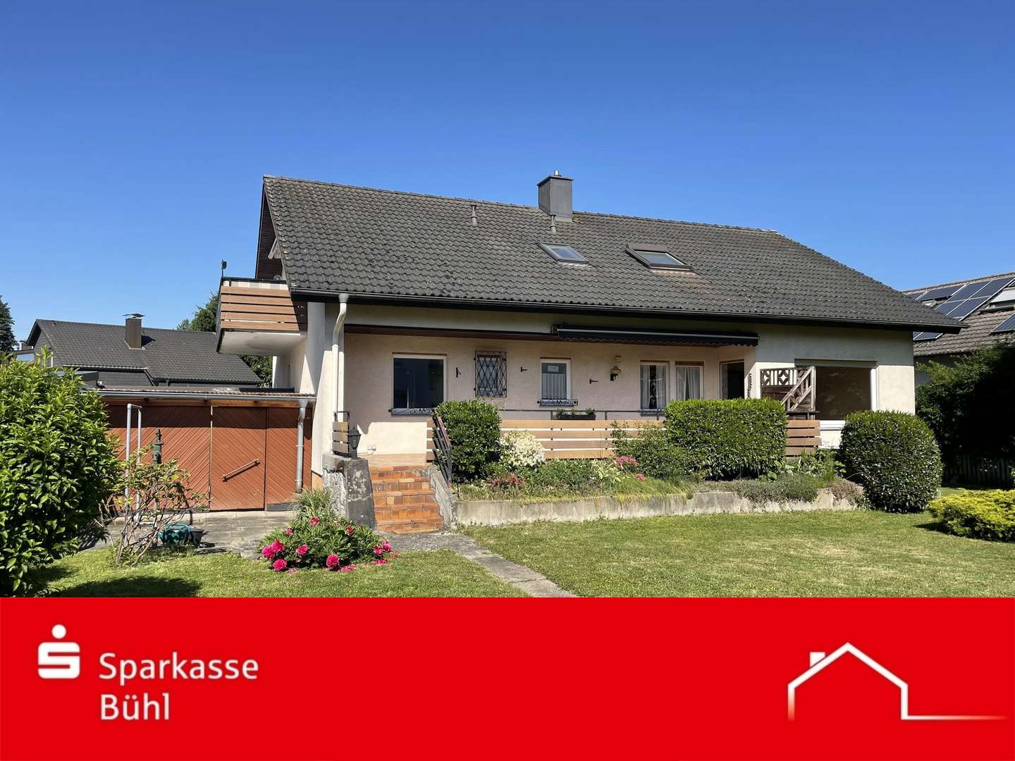 Hinteransicht - Zweifamilienhaus in 77815 Bühl mit 192m² kaufen