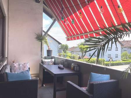 Balkon Balkon - Etagenwohnung in 77836 Rheinmünster mit 89m² kaufen