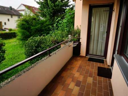 Balkon - Erdgeschosswohnung in 74906 Bad Rappenau mit 74m² kaufen