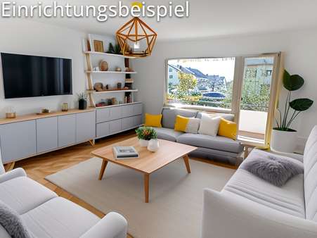 Wohnzimmer Wohnzimmer - Erdgeschosswohnung in 74906 Bad Rappenau mit 74m² kaufen