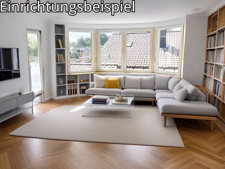 Wohnzimmer - Etagenwohnung in 74889 Sinsheim mit 112m² kaufen