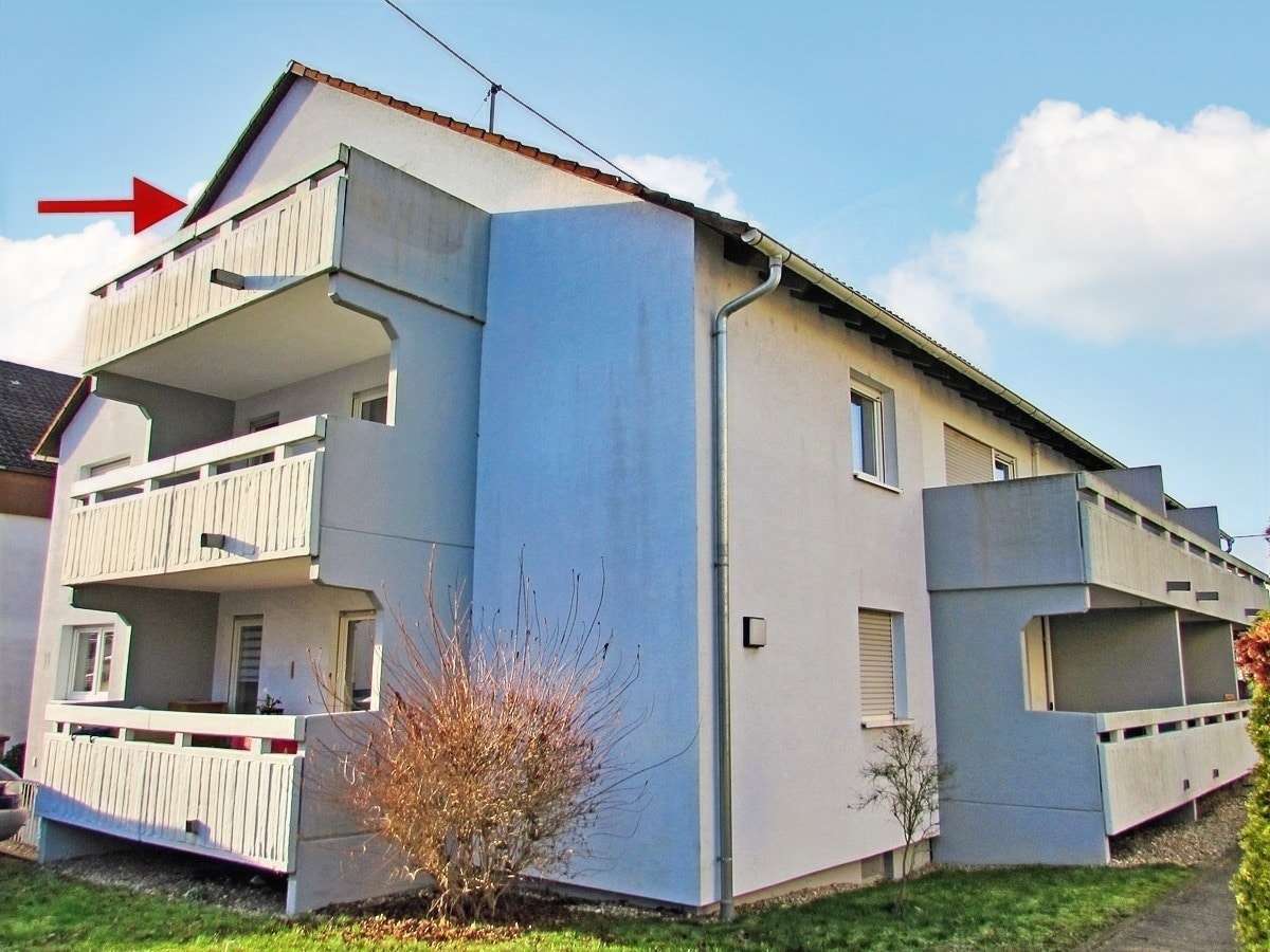 Blick auf die Wohnung - Dachgeschosswohnung in 76669 Bad Schönborn mit 65m² kaufen