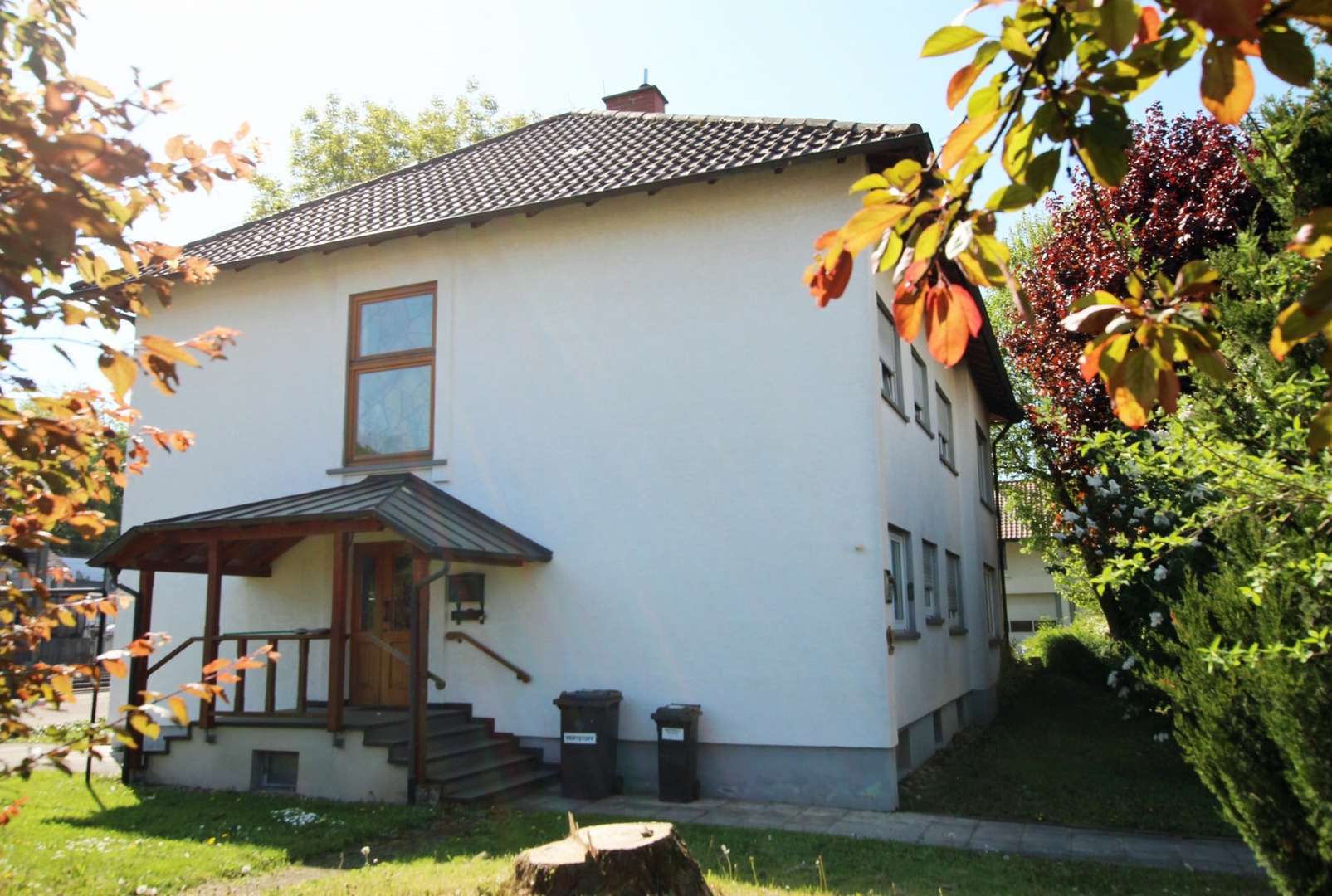 Ansicht Eingang - Zweifamilienhaus in 76703 Kraichtal mit 206m² kaufen