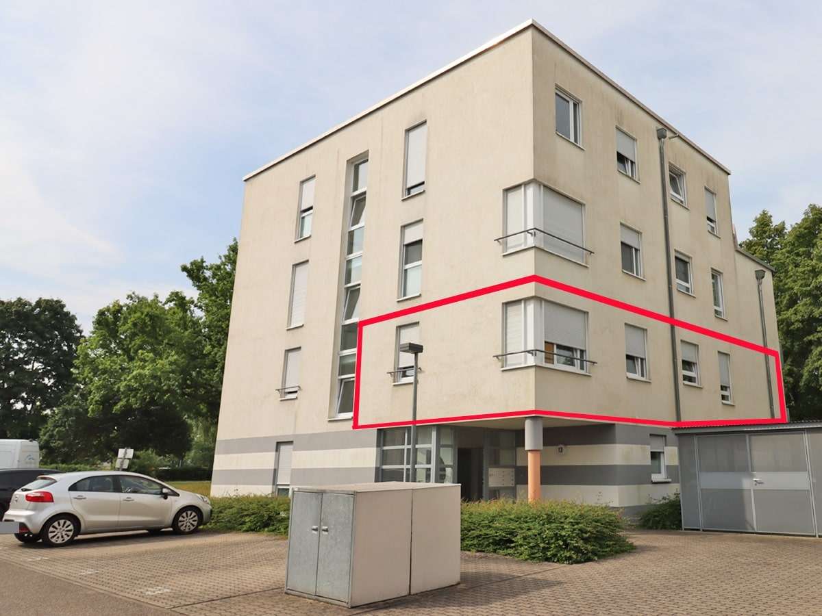 Blick auf die Wohnung - Etagenwohnung in 76669 Bad Schönborn mit 83m² kaufen