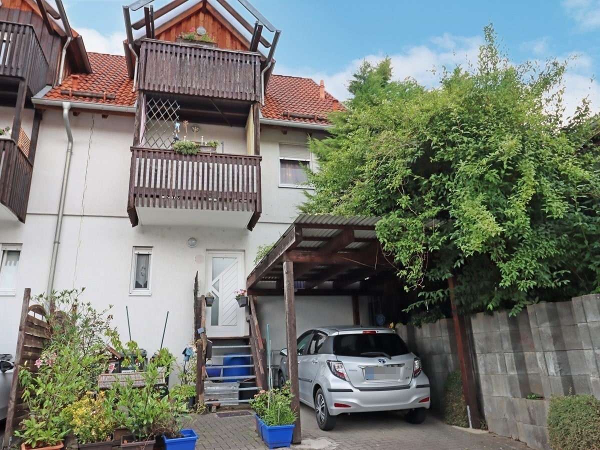Blick auf die Doppelhaushälfte Blick auf die Doppelhaushälfte - Doppelhaushälfte in 76703 Kraichtal mit 125m² kaufen