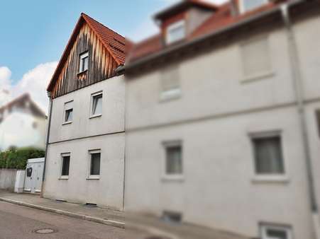 Straßenansicht Straßenansicht - Doppelhaushälfte in 76703 Kraichtal mit 125m² kaufen