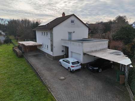 Drohnenansicht Drohnenansicht - Zweifamilienhaus in 74939 Zuzenhausen mit 160m² kaufen
