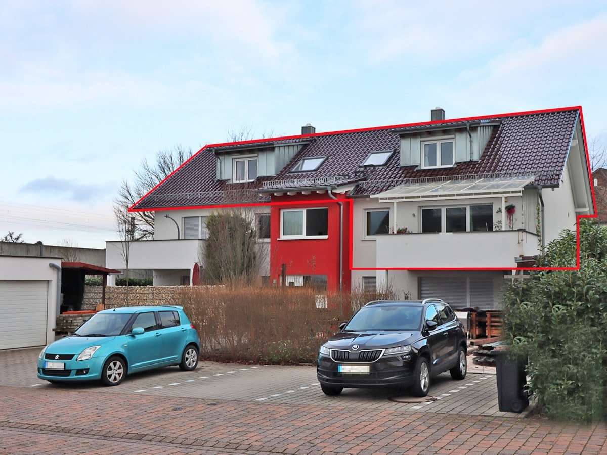 Blick auf die Wohnung - Maisonette-Wohnung in 76646 Bruchsal mit 163m² kaufen