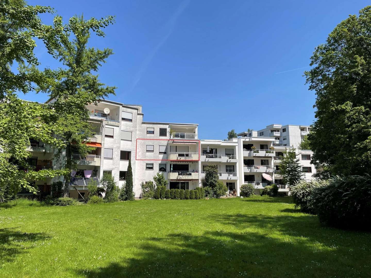 Außenansicht aus dem Garten - Etagenwohnung in 77855 Achern mit 102m² kaufen