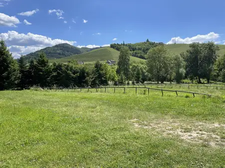 Durbach - Traumgrundstück mit Weitblick und Bachlauf: Sonne und Platz für Ihr Zuhause!