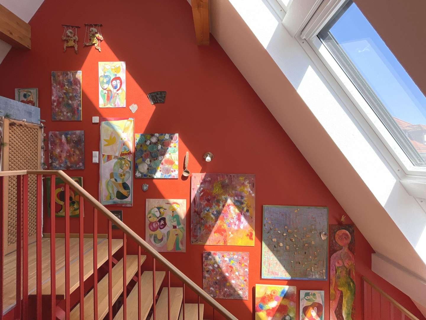 Treppe zum Studio - Reihenendhaus in 77654 Offenburg mit 106m² kaufen