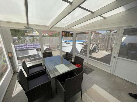 in den Wintergarten... - Einfamilienhaus in 77866 Rheinau mit 132m² kaufen