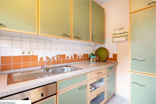 Küche mit Einbauküche - Etagenwohnung in 77887 Sasbachwalden mit 82m² kaufen
