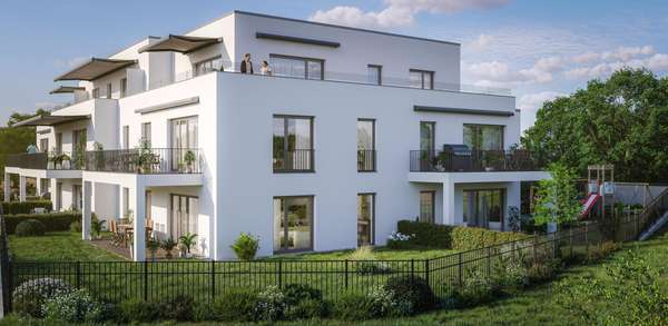 Seitenansicht Seitenansicht - Erdgeschosswohnung in 77933 Lahr mit 94m² kaufen