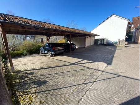 2. Grundstück dahinter mit Garagen + Carports - Mehrfamilienhaus in 77736 Zell mit 380m² kaufen