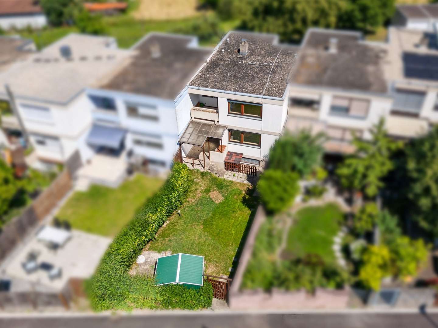 Außenansicht Außenansicht - Reihenmittelhaus in 77694 Kehl mit 101m² kaufen