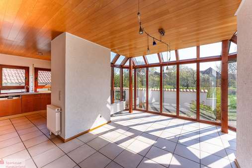Esszimmer im Wintergarten - Einfamilienhaus in 77866 Rheinau mit 195m² kaufen