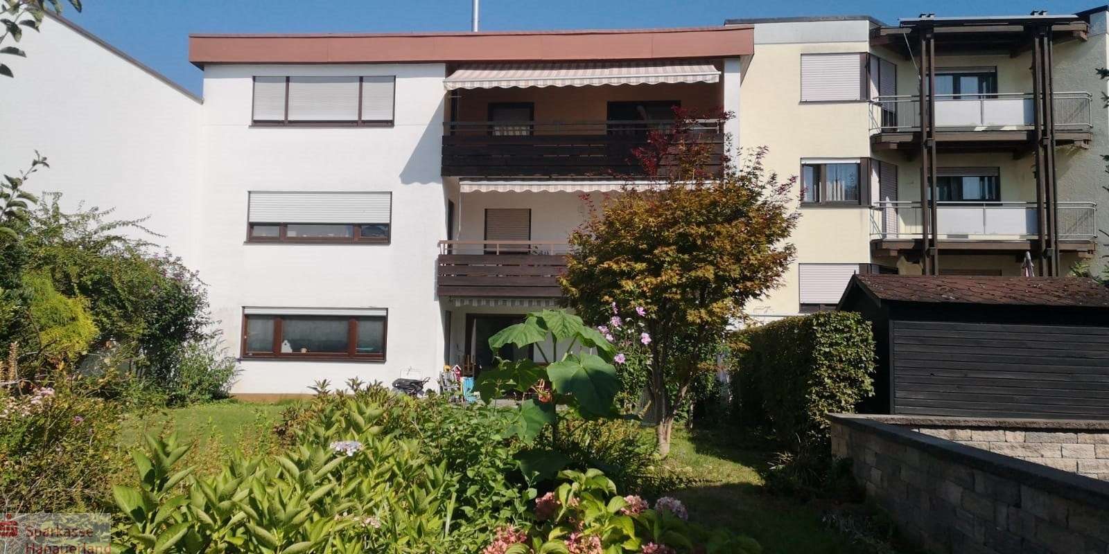 Hinteransicht EG + UG - Maisonette-Wohnung in 77855 Achern mit 178m² kaufen